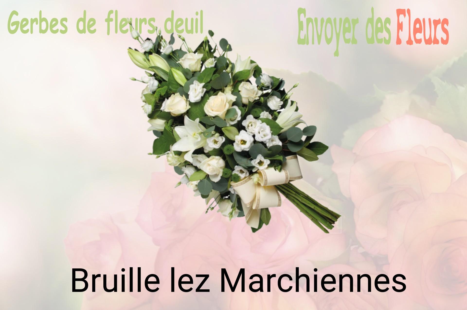 Gerbe de fleurs de deuil livrée à Bruille-lez-Marchiennes